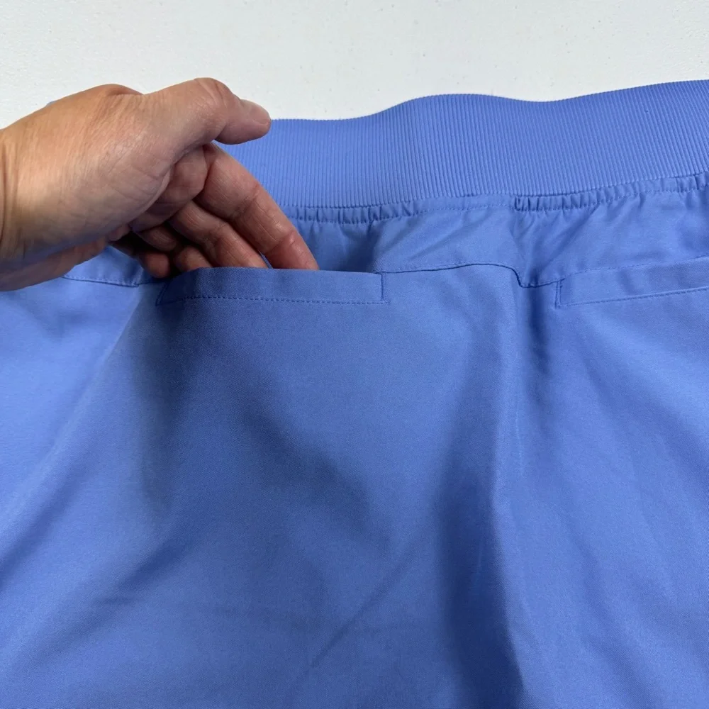 Cypress Club Skort‎ Womens Large L Blue Pockets Poly Blend